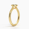 Oval Lab Diamond Bezel Ring (0.50ctw)
