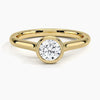 Round Lab Diamond Bezel Ring (0.50ctw)