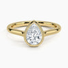 Pear Lab Diamond Bezel Ring (1.00ctw)
