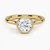 Round Lab Diamond Bezel Ring (1.00 ctw)