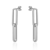 Boucles d'oreilles à maillons trombone
