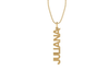Vertical Name Necklace