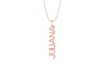 Vertical Name Necklace