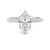 Marquise Lab Diamond 2.00 CTW Pavé Ring