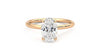 Oval Lab Diamond 0.50 CTW Solitaire Ring