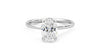 Oval Lab Diamond 0.50 CTW Solitaire Ring