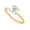 Round Lab Diamond 2.00 CTW Solitaire Ring