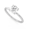 Round Lab Diamond 2.00 CTW Solitaire Ring
