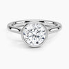 Round Lab Diamond Bezel Ring (1.50 ctw)