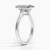 Emerald Lab Diamond Bezel Ring (1.50ctw)