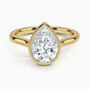 Pear Lab Diamond Bezel Ring (1.50ctw)