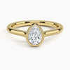 Pear Lab Diamond Bezel Ring (0.50ctw)