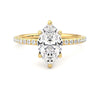 Marquise Lab Diamond 2.00 CTW Pavé Ring