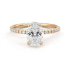 Oval Lab Diamond 1.50 CTW Pavé Ring