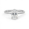Oval Lab Diamond 1.50 CTW Pavé Ring