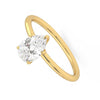 Pear Lab Diamond 0.50 CTW Solitaire Ring