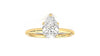 Pear Lab Diamond 0.50 CTW Solitaire Ring
