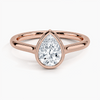 Pear Lab Diamond Bezel Ring (1.00ctw)