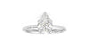 Pear Lab Diamond 0.50 CTW Solitaire Ring