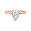 Pear Lab Diamond 0.50 CTW Pavé Ring