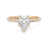 Pear Lab Diamond 1.50 CTW Pavé Ring