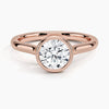 Round Lab Diamond Bezel Ring (1.00 ctw)