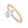 Pear Lab Diamond 0.50 CTW Pavé Ring