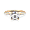 Round Lab Diamond 2.00 CTW Pavé Ring