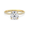 Round Lab Diamond 2.00 CTW Pavé Ring