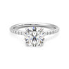 Round Lab Diamond 2.00 CTW Pavé Ring