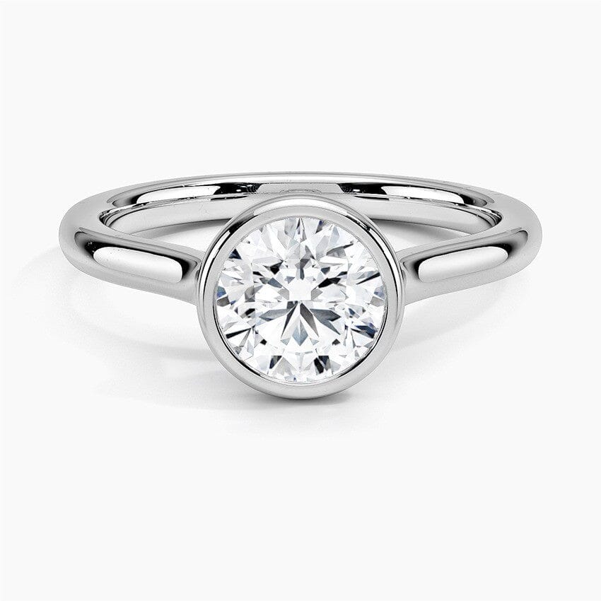 Round Lab Diamond Bezel Ring (1.00 ctw)