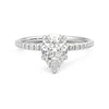 Pear Lab Diamond 0.50 CTW Pavé Ring