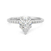 Pear Lab Diamond 1.50 CTW Pavé Ring