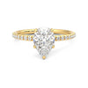 Pear Lab Diamond 0.50 CTW Pavé Ring