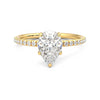 Pear Lab Diamond 1.50 CTW Pavé Ring
