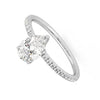 Pear Lab Diamond 1.50 CTW Pavé Ring