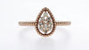 Promise Ring Cluster Pearshape
