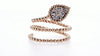 Swirl Pearshape Diamond ring