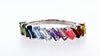 Bague coupe baguette arc-en-ciel