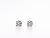 14K Gold Round Diamond Stud Earrings (0.10Ctw) - mydiamond.ca