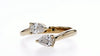 Toi et Moi diamond ring with white gold band - available at MyDiamond.ca