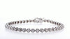 Bracelet de tennis Twist Halo (1.45ctw)
