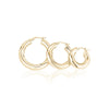 5mm Gold Hoops Earrings - mydiamond.ca