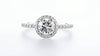 Round Brilliant Halo Engagement Ring (1.39Ctw)