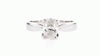 Bague Solitaire Ovale (1.00Ctw)
