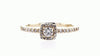 Bague Jennifer Halo Diamant (0.40Ctw)