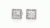 Boucle d'oreille Halo Princesse (1.22Ctw)