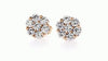 Boucle d'oreille grappe de roses (0.93Ctw)