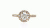Round Brilliant Halo Engagement Ring (1.40Ctw)