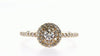 Bague Diamant Double Halo (0.46Ctw)
